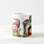 Ceramic Coffee Mug Sleeping Santa Gnome Koffiemok (Center)