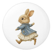 Ceramic Drawer Pull - Running Free no Background Keramische Knop (Voorkant)