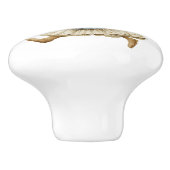 Ceramic Drawer Pull - Running Free no Background Keramische Knop (Zijkant)