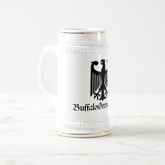 Ceramic Eagle Beer Stein Bierpul (Voorkant links)