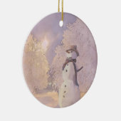 Ceramic Guardian Snowman Ornaments Keramisch Ornament (Rechts)