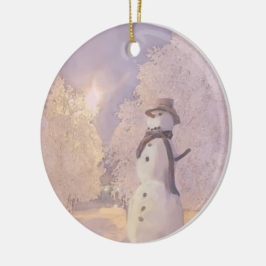 Ceramic Guardian Snowman Ornaments Keramisch Ornament (Links)