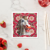 ceramic horse napkin servet (Insitu)