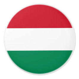 Ceramic knob pull. met vlag van Hongarije Keramische Knop