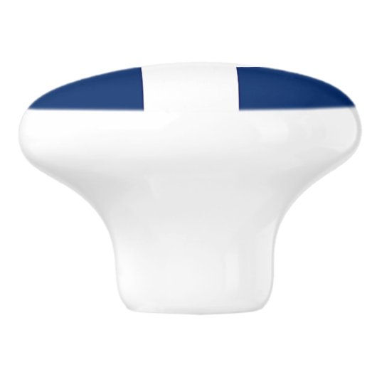Ceramic knob pull. met vlag van Indianapolis, Vere Keramische Knop (Zijkant)