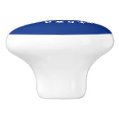 Ceramic knob pull. met vlag van Missouri, Verenigd Keramische Knop (Zijkant)