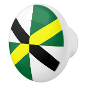 Ceramic knob pull. met vlag van Monterey, Verenigd Keramische Knop (Rechts)