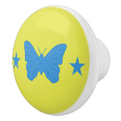 Ceramic knob pull with flag of Bady Bassit Keramische Knop (Rechts)