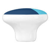 Ceramic knob pull with flag of Minnesota, USA Keramische Knop (Zijkant)