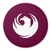 Ceramic knob pull with flag of Phoenix City Keramische Knop (Voorkant)