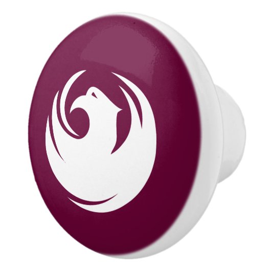 Ceramic knob pull with flag of Phoenix City Keramische Knop (Rechts)