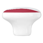 Ceramic knob pull with flag of Thailand Keramische Knop (Zijkant)