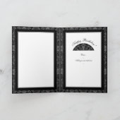 Ceramic Lace Black verjaardag Kaart (Binnen)