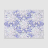 Ceramic lace blue of Greece & snowflake Tissuepapier (Voorkant)