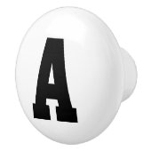 Ceramic Letter Knob College Keramische Knop (Rechts)