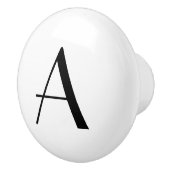 Ceramic Letter Knob French Keramische Knop (Rechts)