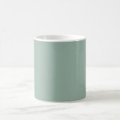 Ceramic Light Green Pastel Solid Color Mug Koffiemok (Center)