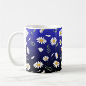 Ceramic mug, Daisy coffee mug, tea cup Koffiemok (Links)