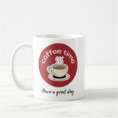 Ceramic mug for coffee lovers koffiemok (Links)