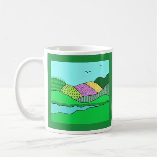 Ceramic Mug - Rolling Hills Koffiemok (Links)
