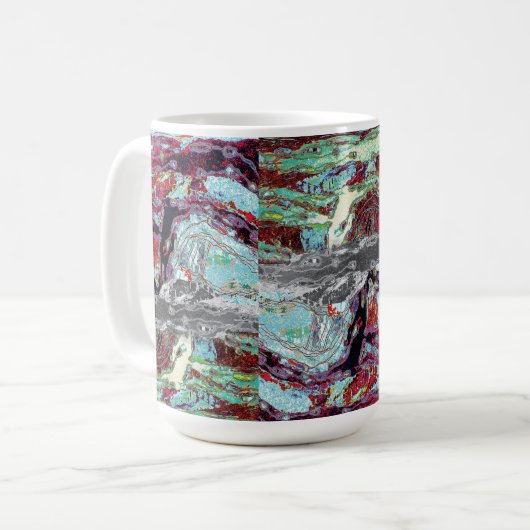 Ceramic Mug – Strata Pulse Koffiemok (Voorkant links)