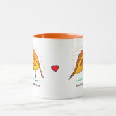 Ceramic Mug Sweet Friendship Birds Mok (Midden)