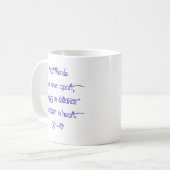 Ceramic Mug - True Friends Are Never Apart... Koffiemok (Voorkant links)