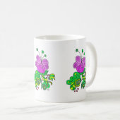 Ceramic Mug Whimsical Purple Flower Koffiemok (Voorkant rechts)