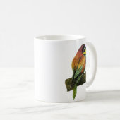 Ceramic mug with Bee-eater design Koffiemok (Voorkant rechts)