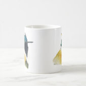 Ceramic mug with Horned Sungem design Koffiemok (Center)