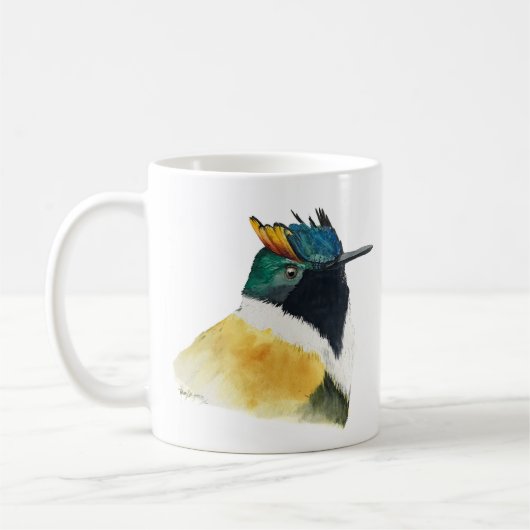 Ceramic mug with Horned Sungem design Koffiemok (Links)