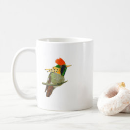 Ceramic mug with Tufted Coquette design Koffiemok