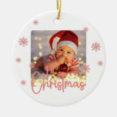 Ceramic Ornament Babys First Christmas Baby (Voorkant)