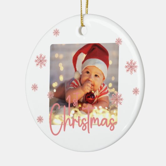 Ceramic Ornament Babys First Christmas Baby (Links)
