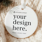 Ceramic Ornament | Design Upload Christmas Decor