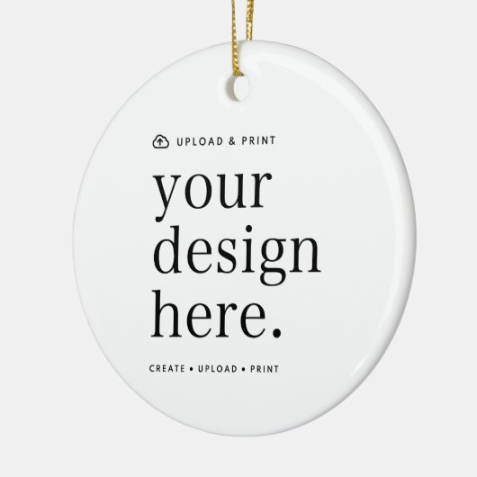 Ceramic Ornament | Design Upload Christmas Decor (Links)