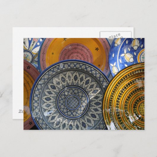 Ceramic Plates Briefkaart (Voorkant / Achterkant)