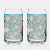 Ceramic Snowman Glass Blikvorm Glas (Rechts)