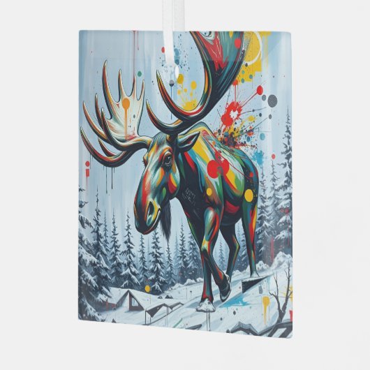 Ceramic Square Ornament (Voorkant links)