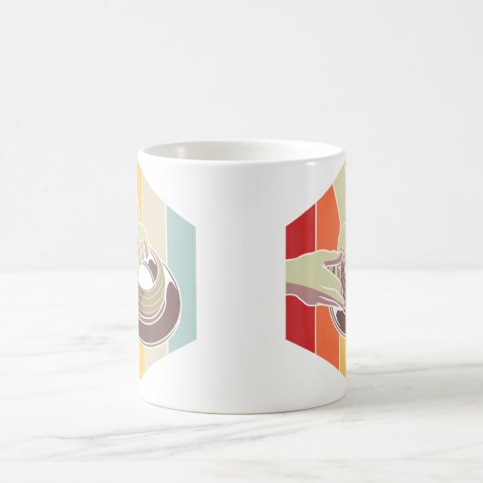 Ceramic Teacher Retro Pottery Koffiemok (Center)