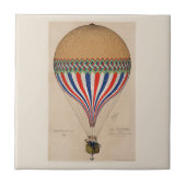 CERAMIC TEGEL :  HOT AIR BALLOON TEGELTJE (Voorkant)
