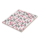 Ceramic Tegel Lipstick Makeup Tegeltje (Zijkant)