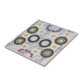 Ceramic Tegel White Marble Abstract Tegeltje (Zijkant)