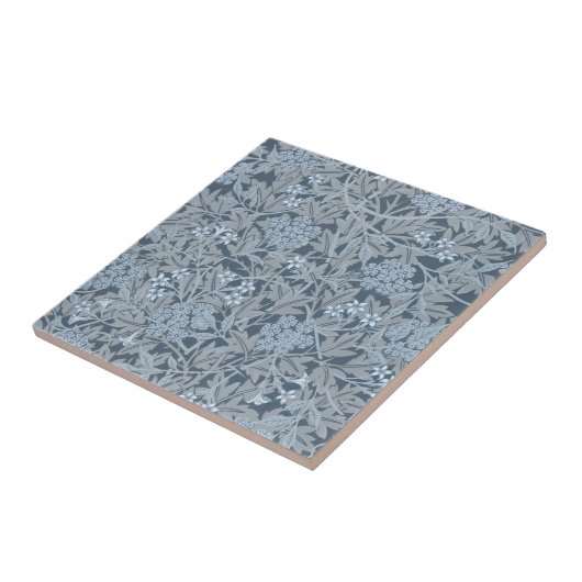 CERAMIC TEGEL WILLIAM MORRIS JASMINE ONTWERP TEGELTJE (Zijkant)