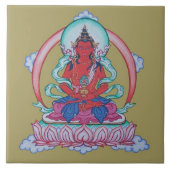 CERAMIC TILE - Amitayus - Buddha of Infinite Life Tegeltje (Voorkant)