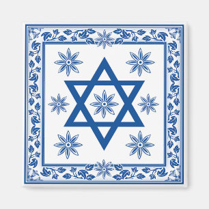 Ceramic Tile, Azulejo in het Portugees en Joods Magneet