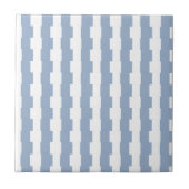 Ceramic Tile  Blue Stripe  Tegeltje (Voorkant)