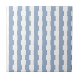 Ceramic Tile  Blue Stripe  Tegeltje