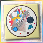 CERAMIC TILE - "Circles in a Circle" - Kandinsky Tegeltje