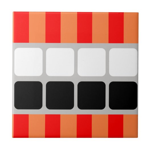 Ceramic Tile Colorful Colors Tegeltje (Voorkant)